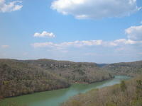 Laurel Lake, Bee Rock OV, & mouth of the Rockcastle River